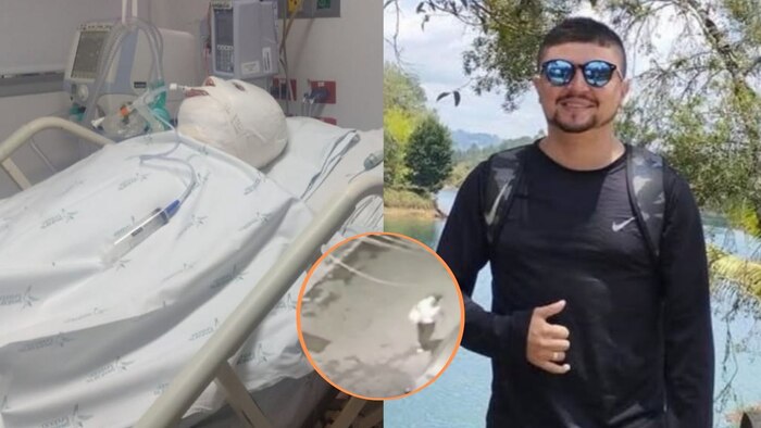 Mujer que quemó a su pareja en Medellín fue captada por cámaras de seguridad con gasolina en una bolsa