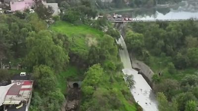 Naucalpan asegura que la presa Los Cuartos está controlada y sin riesgo de desbordamiento