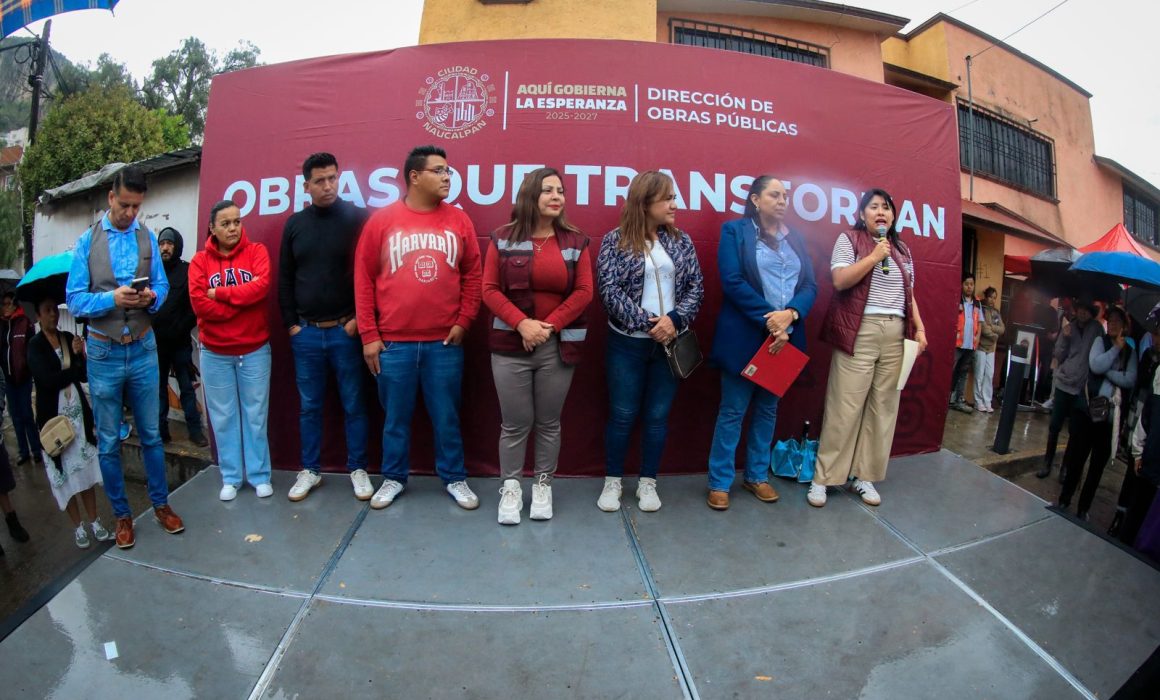 Naucalpan inicia reconstrucción urbana y medidas de seguridad para mujeres en Colinas de San Mateo