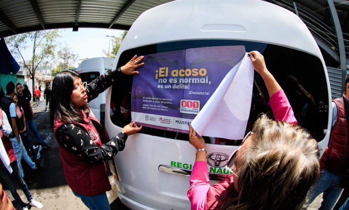 Naucalpan lanza programa para prevenir y atender el acoso a pasajeras en transporte público
