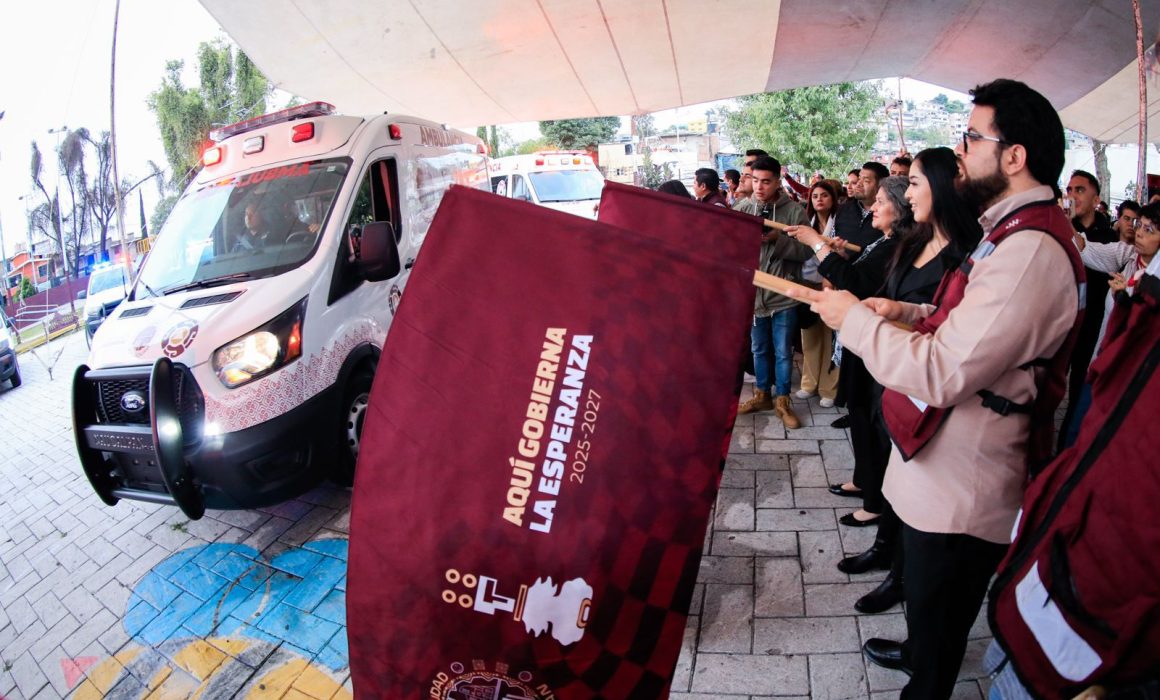 Naucalpan refuerza su atención en emergencias con nueva flota y equipamiento especializado