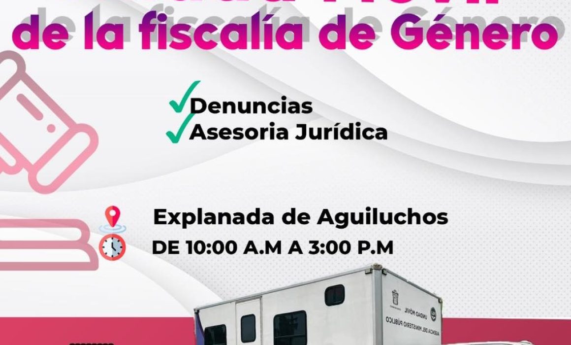 Nextlalpan acerca atención jurídica gratuita a mujeres con unidad móvil de la Fiscalía de Género