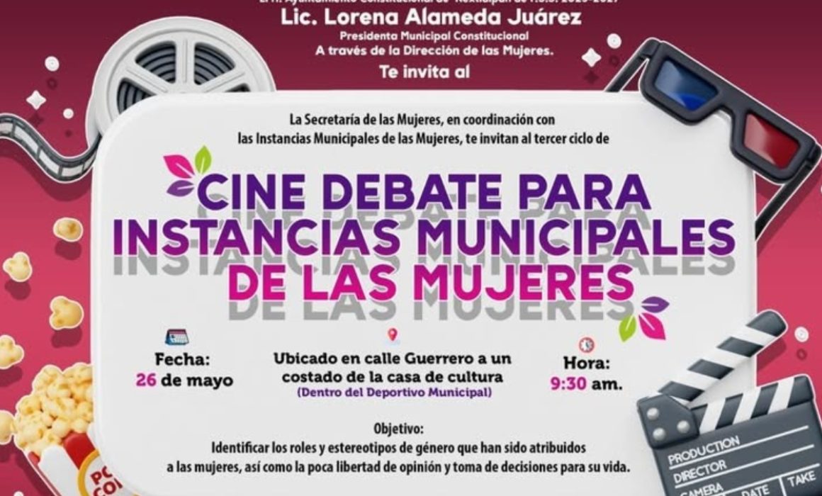 Nextlalpan te invita al Cine Debate para instancias municipales