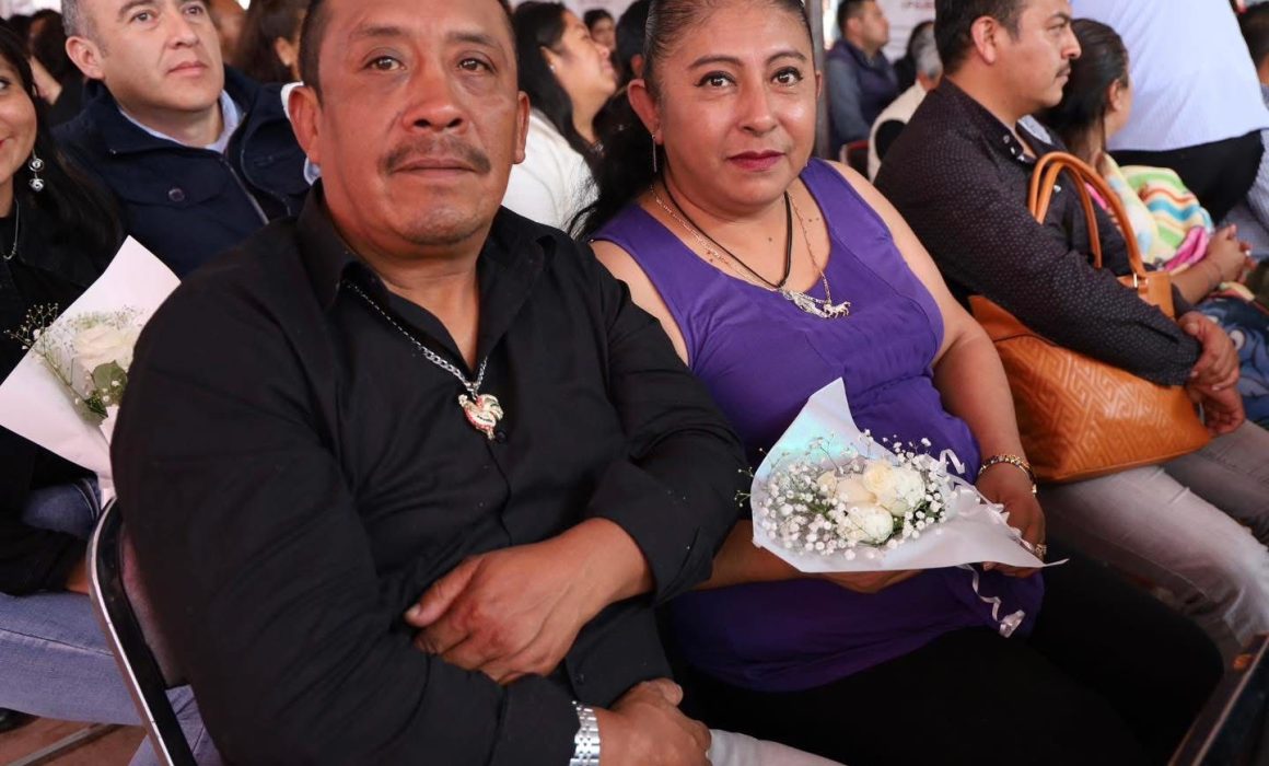 Ocoyoacac impulsa la unión familiar con emotivas bodas civiles en el marco de las Caravanas por la Justicia Social