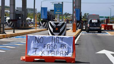 Operativo contra el crimen organizado causa bloqueos y caos en Ixtapan de la Sal