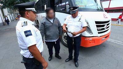 Operativo en Toluca: Detectan conductor alcoholizado y refuerzan controles en transporte público
