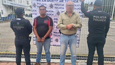 Operativos en Toluca dejan varios detenidos y recuperación de vehículos y material ilícito