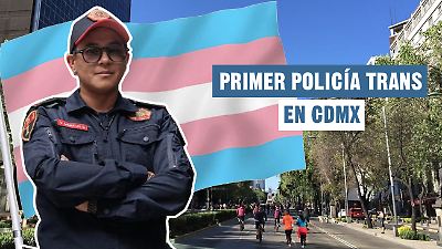 Orel Morales, pionero: el primer hombre trans en la policía de la Ciudad de México