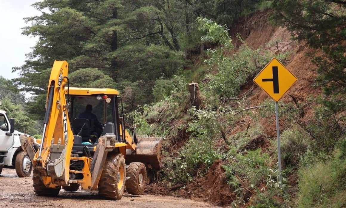 Otzo­lotepec activa operativos por daños ocasionados por lluvias intensas en varias comunidades