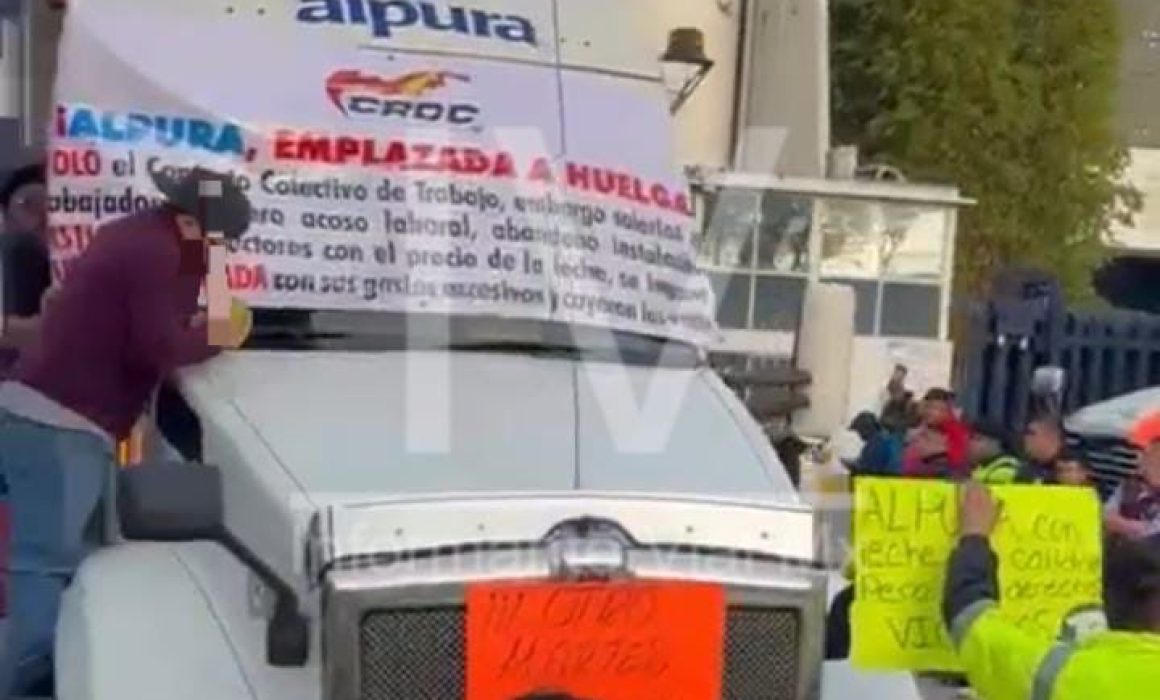 Paro laboral en planta de Alpura en Cuautitlán Izcalli bloquea la movilidad y genera crisis en vialidades clave