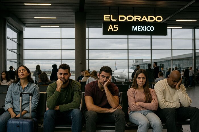 Pasajeros de Avianca enfrentan más de 24 horas de caos y retrasos en vuelo México-Bogotá