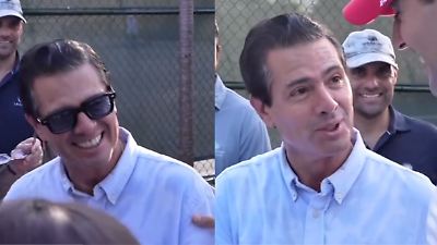 Peña Nieto sorprende con aparición en acto de magia en Punta Cana