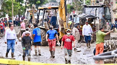 Persisten 160 localidades incomunicadas por inundaciones en cinco estados, informa la SCT