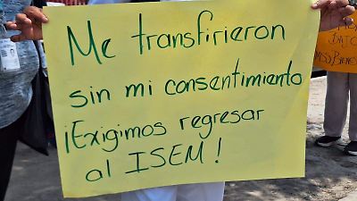 Personal médico del Hospital López Mateos protesta por escasez de insumos y retrasos en pagos