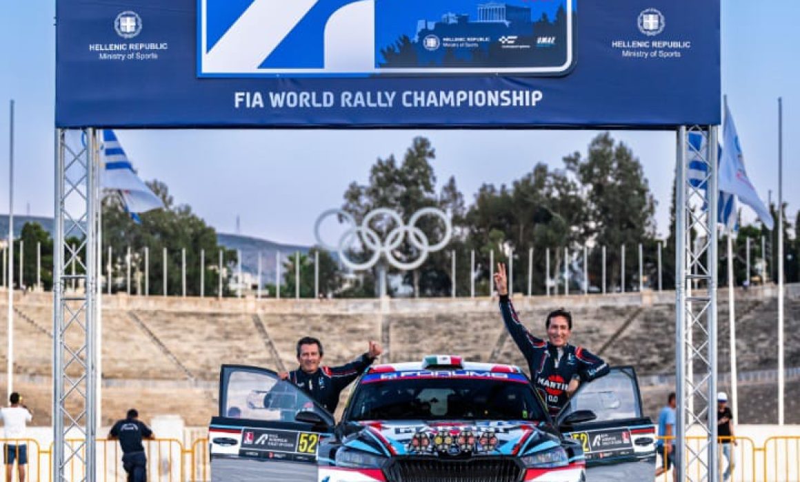 Piloto mexicano Miguel Granados conquista el podio en el Rally de Grecia y mantiene líderazgo en el WRC2