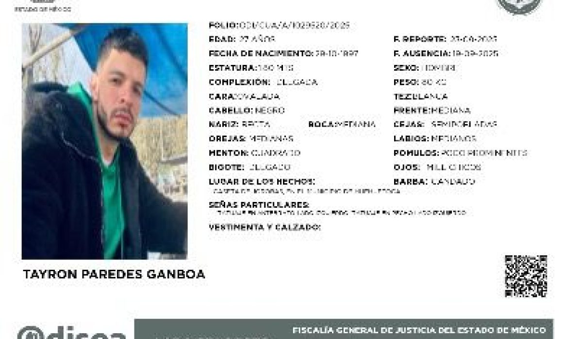 Policía de Cuautitlán Izcalli se une a la búsqueda de joven venezolano desaparecido en Huehuetoca