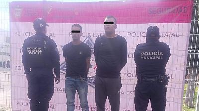 Policía de Metepec detiene a tres presuntos responsables de robos y recupera evidencia