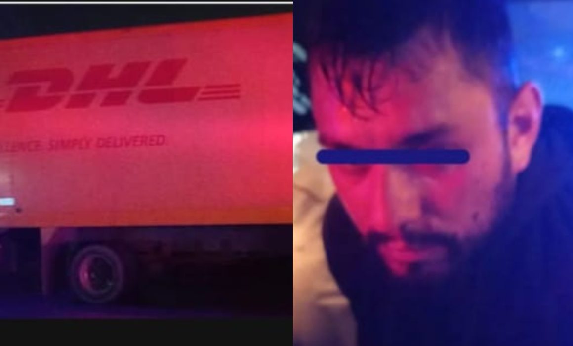 Policía de Tepotzotlán detiene a presunto asaltante de camión DHL