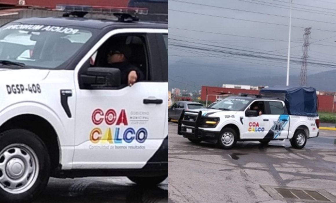 Policía municipal de Coacalco intenta extorsionar a taxista de la Ciudad de México en un centro comercial