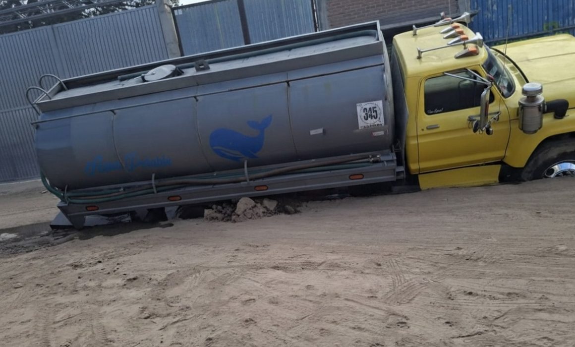 ¿Por qué continúa operando un pozo sellado y causa un socavón en Chicoloapan?