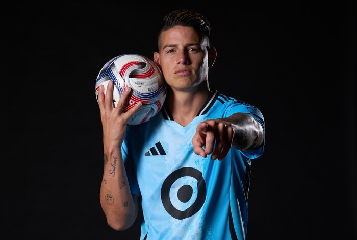 Precio de las camisetas del Minnesota United con dorsal de James Rodríguez en su llegada a la MLS