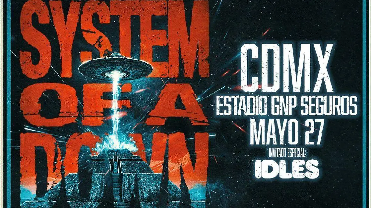 ¡Prepárate! System of a Down vuelve a México en 2026 con fechas imprescindibles y todo lo que debes saber