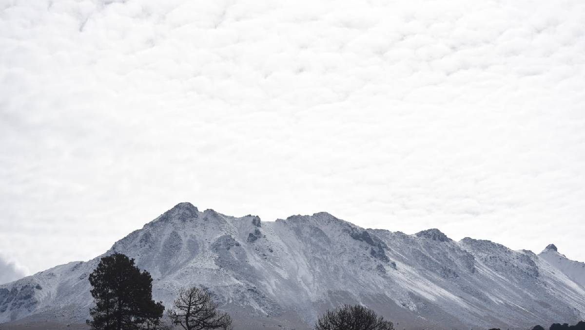 ¡Primera nevada del año en el Nevado de Toluca! ¿Por qué aún sigue cerrado el acceso?