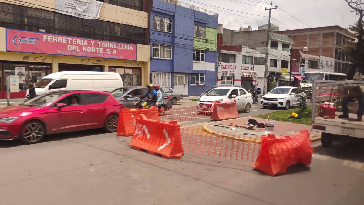 Progreso en la segunda etapa de la ciclovía en Toluca: comerciantes destacan cumplimiento de acuerdos