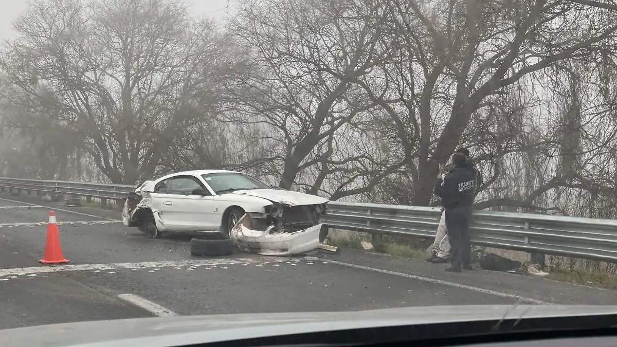 ¿Qué pasó en la Toluca-Atlacomulco? Un choque deja a una persona herida