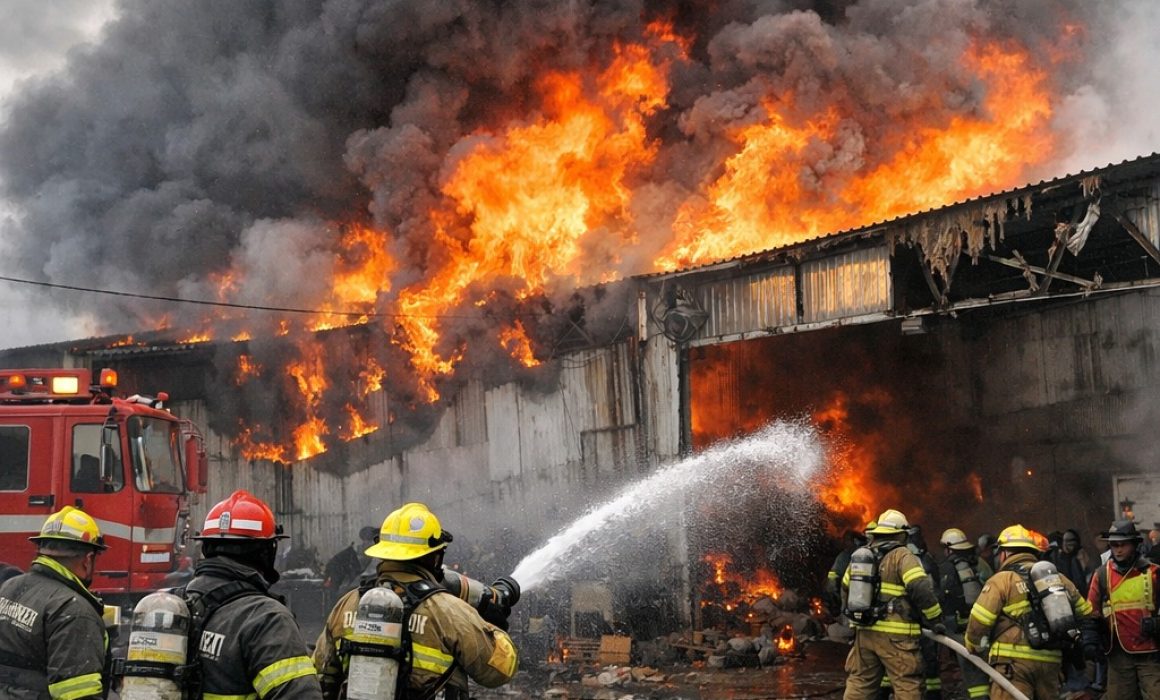 ¿Qué provocó el voraz incendio en la bodega de alimentos en Acolman? La sorprendendente respuesta