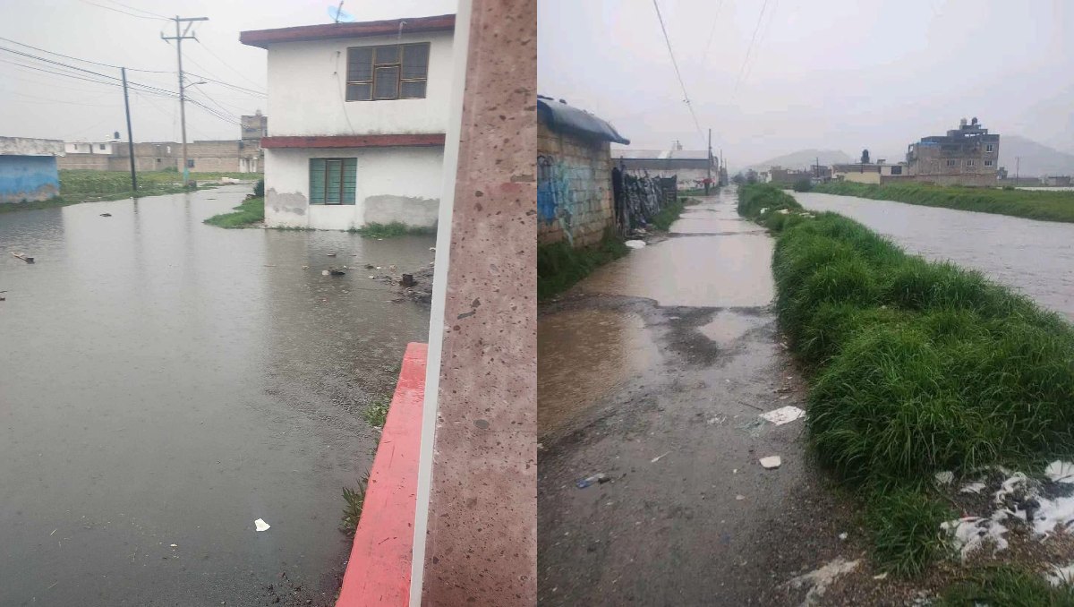 Río Tejalpa se desborda en Toluca afectando decenas de viviendas tras lluvias intensas