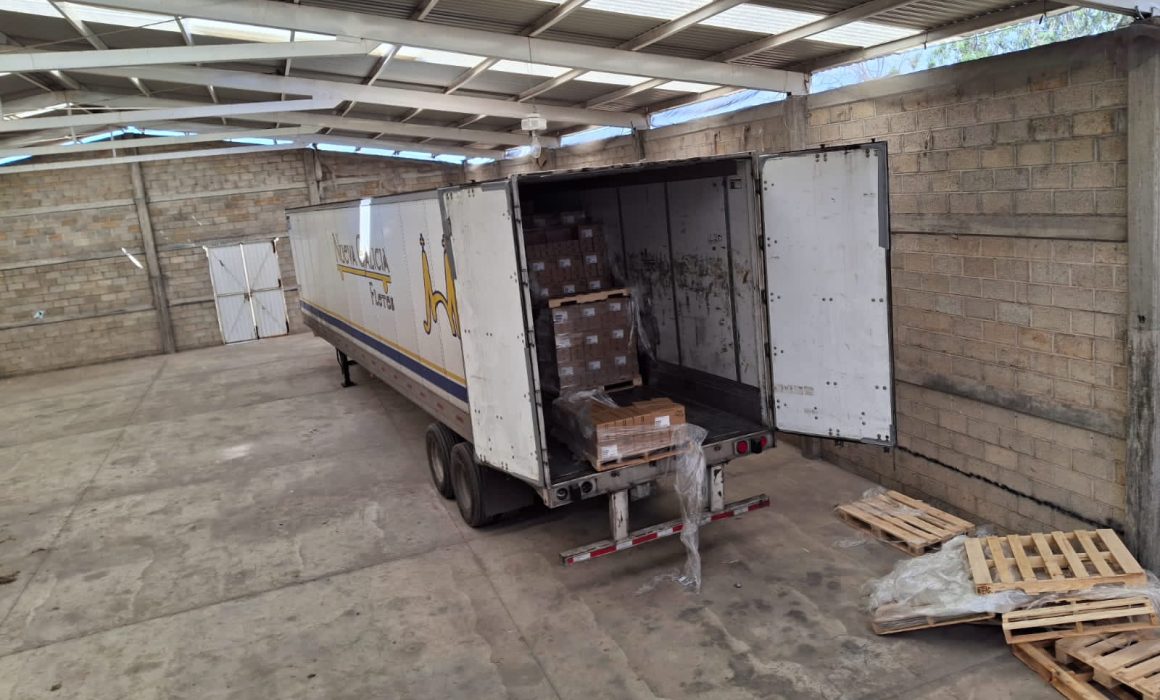 Recuperan elementos de seguridad caja seca con reporte de robo