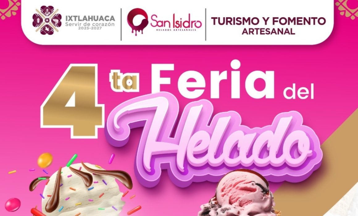 Refréscate en la Feria del Helado de Ixtlahuaca