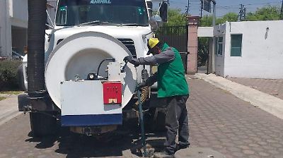 Refuerzan acciones de desazolve en Zinacantepec previo a la temporada de lluvias