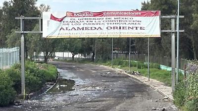 Rehabilitan parcialmente el Periférico Oriente en Nezahualcóyotl tras años de abandono y accidentes