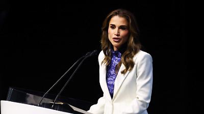 Reina Rania de Jordania denuncia un 'colapso moral' por la crisis en Gaza y llama a un uso responsable de la inteligencia artificial