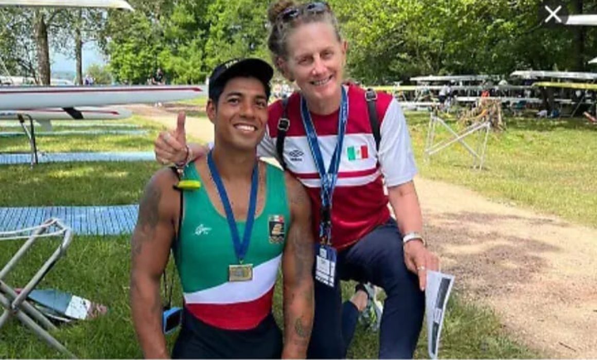 Remo paralímpico mexiquense Michel Muñoz conquista medalla de bronce en Mundial en Italia