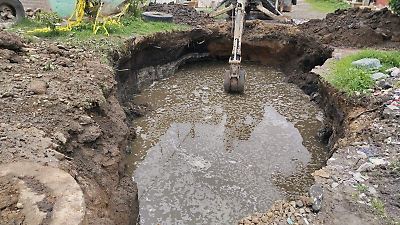 Reparan socavón de más de 10 metros en Valle de Chalco tras semana de afectaciones