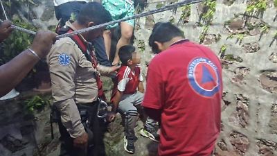 Rescatan a niño de 11 años atrapado por la crecida del río Chalma en Malinalco