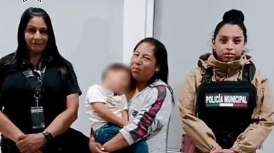 Rescatan en Tultepec a menor de tres años desaparecido en la Ciudad de México