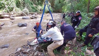 Rescatan restos humanos en el histórico Puente de Calderón, escenario de hechos violentos en los últimos años