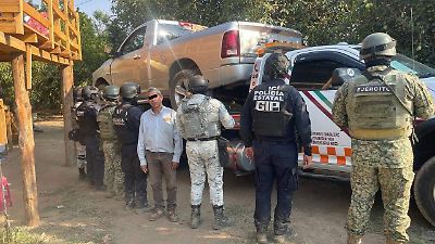 Resguardan casa vinculada a La Familia Michoacana en Donato Guerra
