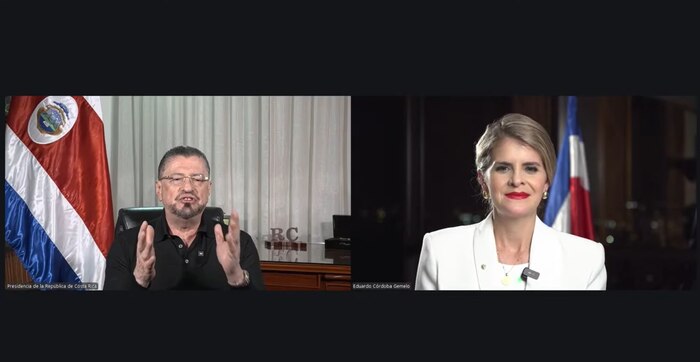 Rodrigo Chaves felicita a Laura Fernández como presidenta electa de Costa Rica