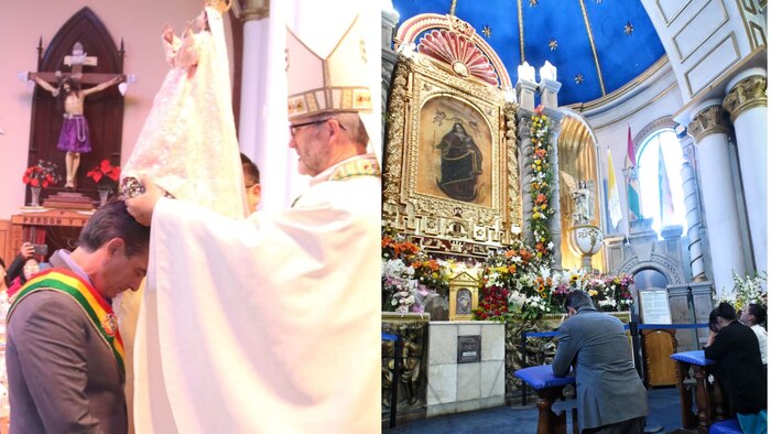 Rodrigo Paz y Edmand Lara coinciden en ceremonia religiosa en medio de tensiones políticas en Bolivia