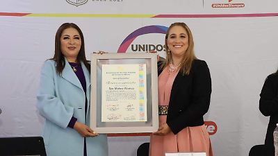 San Mateo Atenco recibe reconocimiento de la CODHEM por su liderazgo en derechos humanos e igualdad de género