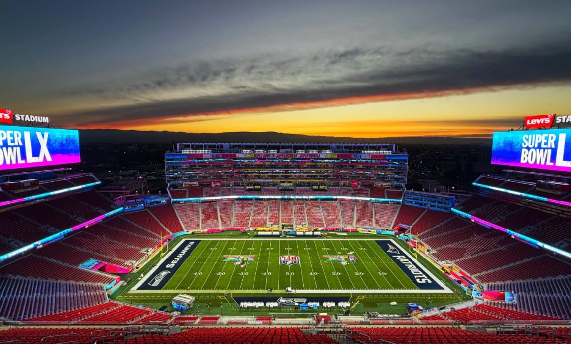 Se preparan para el Super Bowl LX en Santa Clara, California