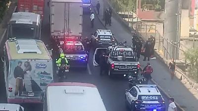 Se registra enfrentamiento en la autopista México-Querétaro