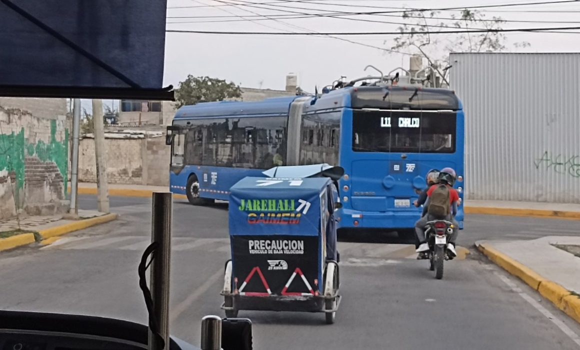 Se registra primer accidente en el Trolebús Elevado Santa Martha-Chalco