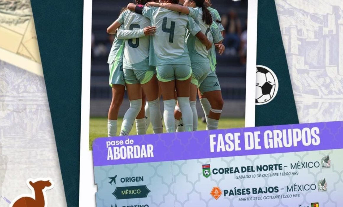 Selección Mexicana Femenil Sub 17 lista para debut en Mundial en Marruecos