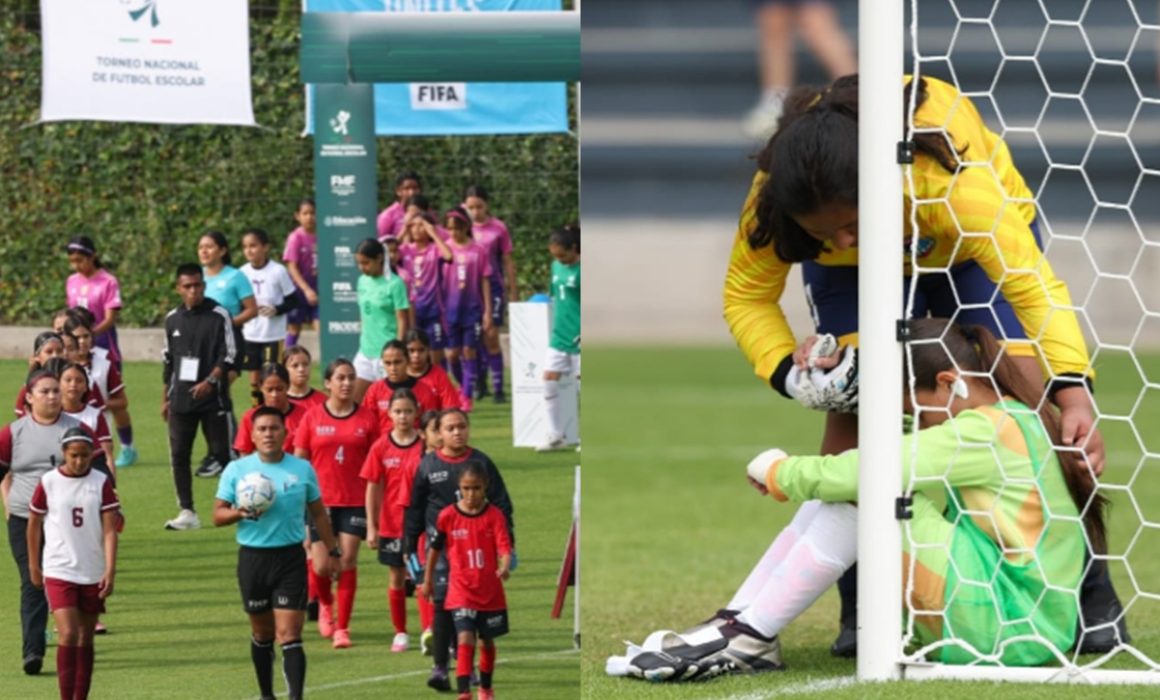 Selección femenil mexiquense se despide en penales del Primer Torneo Nacional de Futbol Escolar
